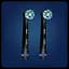 Насадки для электрической зубной щётки Oral-B Cross Action CleanMaximiser Black, 2 шт. - миниатюра 3