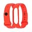 Силиконовый ремешок для Xiaomi Mi Band 5/6 цвет 03 оранжевый - миниатюра 1