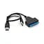 Перехідник USB 3.0 AM + USB 2.0 AM to SATA 0.1m for HDD/SSD black Voltronic (YT-C3.0+2.0-SATA/0.1) - мініатюра 1