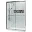 Двері в нішу Koer SR SD03-140x200-TR-01 прозоре скло Easy Clean 8 мм, хром KR5385, універсальні, прозорий, хром - мініатюра 1
