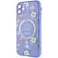 Чехол Epik TPU+PC Secret Garden with MagSafe для Apple iPhone 12 6.1 Lilac - миниатюра 3