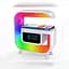 Лампа-нічник XM-G30 Колонка Бездротове ЗУ Годинники RGB білий - мініатюра 1