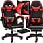 Крісло геймерське Sofotel Care Life з підставкою для ніг Red/Black (CF-301) - мініатюра 1