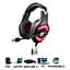 Дротова гарнітура Onikuma Gaming with LED K1 Pro, USB, 3.5mm, 2.2m, black-red - мініатюра 5