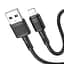 Кабель Hoco X83 USB to Lightning 1 м чорний - мініатюра 1