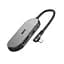 Хаб USB-C ArmorStandart Angle Type-C to HD4K+LAN+PD+2USB+TF/SDcard Grey (ARM86022) - мініатюра 1