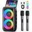 Bluetooth колонка Karaoke Multifunctional Speaker T-08 з двома мікрофонами для караоке на вечірках - мініатюра 1