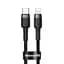 Кабель Baseus Cafule USB-C to Lightning PD 18W 1m (CATLKLF-G1) Black [54145] - мініатюра 1