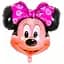 Фольгированный шарик JS Balloon фигура "Минни Маус" 10 шт наполнение воздухом или гелием для тематических вечеринок Разноцветный - миниатюра 1