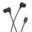Проводные наушники Hoco M116 Benevolent universal earphones with microphone, 1.2m, lightning, black - миниатюра 3