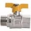 Кран кульовий прямий Selba 1″ ЗВ ЖБ SL1508 - мініатюра 1