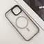 TPU+PC чохол Blueo Skin Friendly Frosted with MagSafe для Apple iPhone 15 (6.1) Сірий / Grey - мініатюра 3