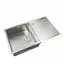 Кухонная мойка Platinum Handmade Н 780x440x200 L (с креплением и отверстием под смеситель), Нержавеющая сталь - миниатюра 3