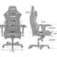 Геймерское кресло Anda Seat Kaiser 4 L Linen Fabric Carbon Black (AD12YDDC-L-20-B-CF) [121781] - миниатюра 12
