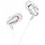 Наушники Hoco M90 Delight wired digital earphone with microphone 3.5 мм красные 6931474759375 - миниатюра 3
