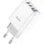 Мережевий зарядний пристрій Hoco C93A 3-USB White [112164] - мініатюра 3