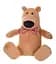 Мягкая игрушка Same Toy Полярный мишка, 13 см, светло-коричневый (THT666) - миниатюра 1