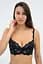 Бюстгальтер KRISTINA 019 136 08 Effetto Lingerie чорний-піон 75C - мініатюра 1