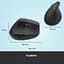 Мишка Logitech Lift Left Vertical Ergonomic Wireless/Bluetooth Graphite (910-006474) - мініатюра 8