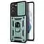 Чехол Ummi Camshield Serge Ring для Samsung Galaxy S21 FE Зеленый / Green - миниатюра 1