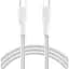 Кабель Belkin USB-C > USB-C заряджання/синхронізації 2м, 240Вт, Type-C, плетений, білий teh0013731 - мініатюра 1