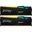 Модуль пам'яті DDR5 Kingston FURY Beast RGB 2x8GB 5200MHz Black (KF552C40BBAK2-16) [148751] - мініатюра 2