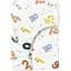 Простынь Cosas на резинке 120х200 numbers, бежевый (AnimalsNumbers_120x200x20) - миниатюра 1