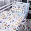 Простирадло на резинці MirSon Poplin Line Kids 09 Sleeping Animals 80x160 см (2200009720925) - мініатюра 3