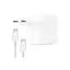 Сетевое зарядное устройство Apple USB-C Type-C на Type-C 30W белый - миниатюра 1
