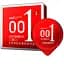 Презервативы Olo Red 0.01 ультратонкие ваниль 3 шт. (ROZ6501053486) - миниатюра 1
