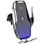 Холдер Hoco S14 Surpass automatic induction wireless charging car holder Сріблястий - мініатюра 1