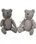 Интерьерная игрушка Прованс 20 см коричневая - миниатюра 2