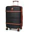 Валіза середня M ABS-пластик Worldline Airtex 629 67×45×27см 74л Чорна - мініатюра 1