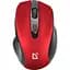 Компьютерная мышка Defender Prime MB-053 беспроводная 6 кн. до 1600 dpi бесшумная красная (52052) - миниатюра 7