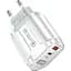 Зарядний пристрій Xiamen USB Type-C Super Charge/Quick Charge PD 20W White (050560) - мініатюра 1
