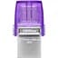 USB флеш-накопитель Kingston DataTraveler microDuo 3C 128GB USB-A + USB-C 3.2 Gen 1 (DTDUO3CG3/128GB) [93031] - миниатюра 2
