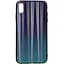 Чохол-накладка Toto Aurora Print Glass Case Apple iPhone XS Max Blue - мініатюра 1
