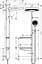 Душова система Hansgrohe Rainfinity Showerpipe 360 1jet Chrome 26842000, Хром - мініатюра 2