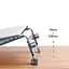 Подставка для ноутбука Baseus UltraStable (4-Gear Adjustable) (B10053100811-00) Space grey - миниатюра 5