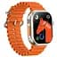Смарт-часы Smart Watch WK8 ULTRA оранжевый ремешок - миниатюра 1