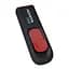 Флеш-накопитель Adata Flash 64Gb C008 Black+Red USB 2.0 (AC008-64G-RKD) - миниатюра 1