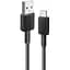 Дата кабель USB 2.0 AM to USB-C 1.8m nylon 322 black Anker (A81H6G11) - миниатюра 1