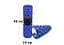 Масажний ролик EasyFit Grid Roller PRO 45 см Синій (EF-2029-BL) - мініатюра 3