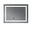 Дзеркало Mixxus Warm MR02-100x70 (годинник, LED-підсвічування, антизапотівання) (MI6002) - мініатюра 2