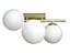 Настенно-потолочное бра Brille BR-01 696W/3 G9 GD+WT - миниатюра 3