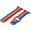 Ремешок силиконовый Rainbow для Apple Watch Sport Band 42/44 мм радуга размер S - миниатюра 1
