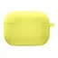 Силіконовий футляр з мікрофіброю для навушників Airpods Pro 2 / Pro Жовтий / Bright Yellow - мініатюра 1