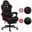 Кресло Huzaro Force 4.7 Black RGB ткань - миниатюра 5