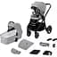 Універсальна коляска 2 в 1 Kinderkraft Everyday 2 Light Gray світло-сіра (00-00305224) - мініатюра 1