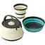 Набір посуду Sea To Summit Frontier UL Collapsible Kettle Cook Set w/Sack 1P (1033-STS ACK025031-122103) - мініатюра 1